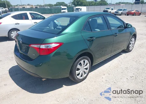 2015 Toyota Corolla Le from USA, damaged, VIN 2T1BURHE4FC421008